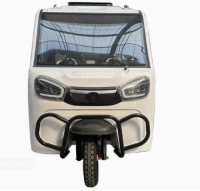 2024 Large Discount Taxi Use 5 Doors Enclosed Electric Tricycle for Delivery